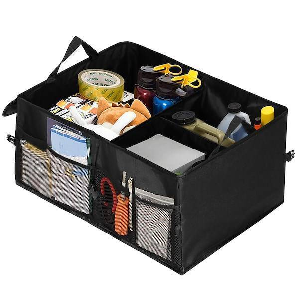Organizer do bagażnika 56x26cm torba, organizer do samoochodu czarny
