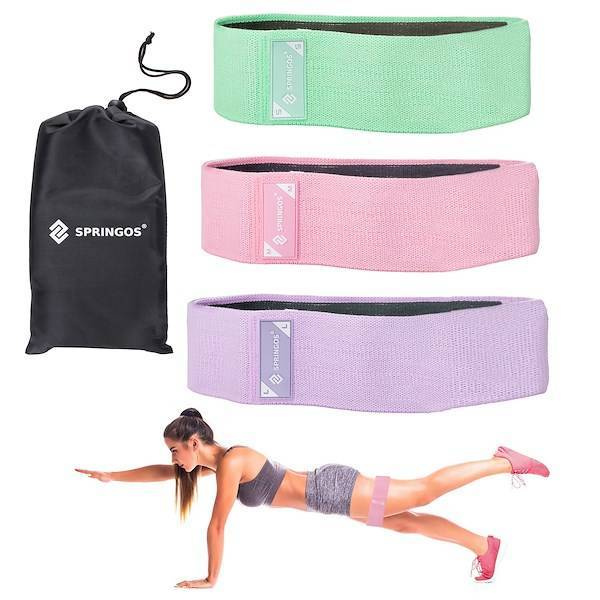 Zestaw gum fitness hip band