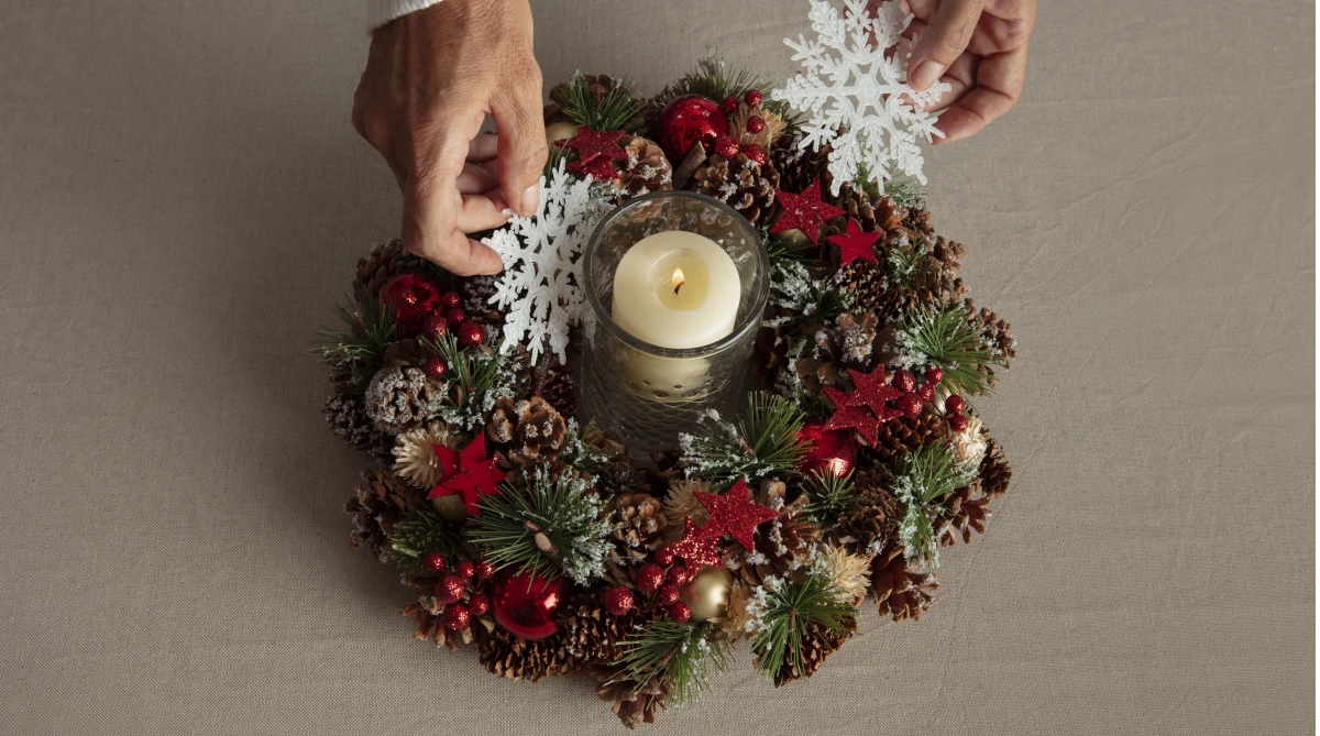 stroik świąteczny na stół 