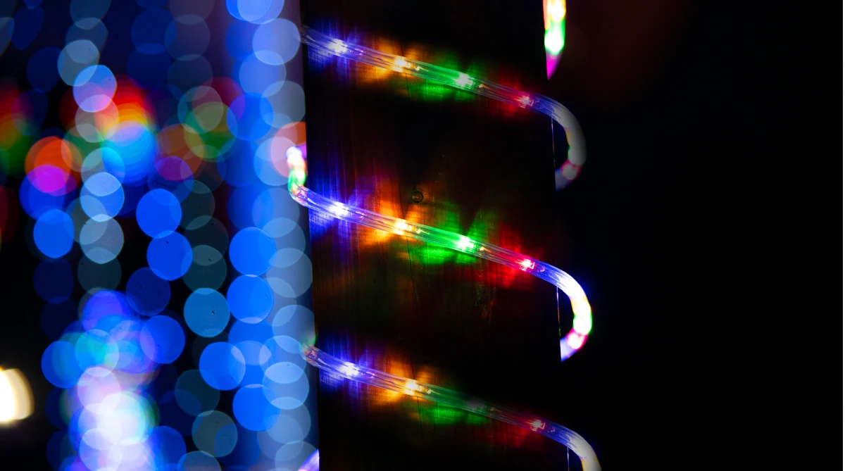 węże świetlne do ogrodu - oświetlenie świąteczne