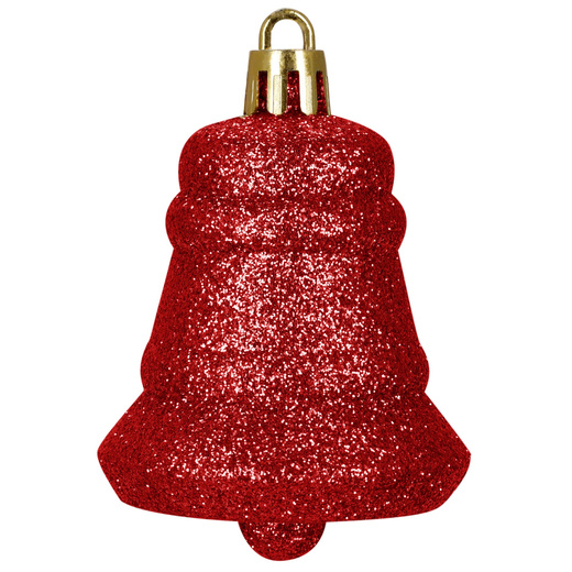 Bombki choinkowe 100 szt. zestaw dekoracji świątecznych nietłukące, czerwone