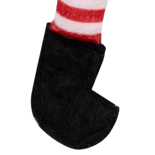 Skrzat świąteczny, dekoracja Boże Narodzenie 40 cm elf siedzący