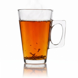 Szklanki do kawy latte mrożonej deserów 255 ml wysokie z uchem komplet 6 szt.