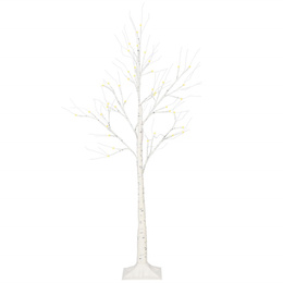 Świecące drzewko 150 cm brzoza 72 Led drzewko świąteczne