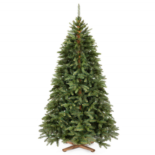 Choinka sztuczna 220 cm Premium Royal Trees świerk syberyjski z drewnianym stojakiem