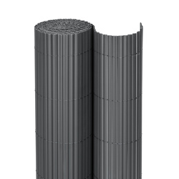 Osłona PVC maskująca na balkon, taras, ogrodzenie 300x100 cm ciemnoszara