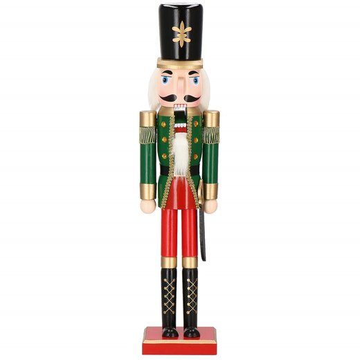 Dziadek do orzechów 60 cm drewniany żołnierzyk multikolor, figurka świąteczna