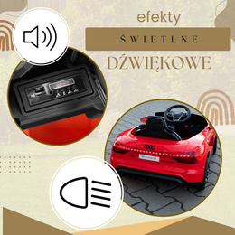 Auto na akumulator Audi samochód elektryczny dla dzieci zabawka jeździk na pilota