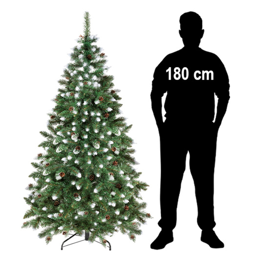 Choinka sztuczna premium 180 cm sosna diamentowa drzewko bożonarodzeniowe