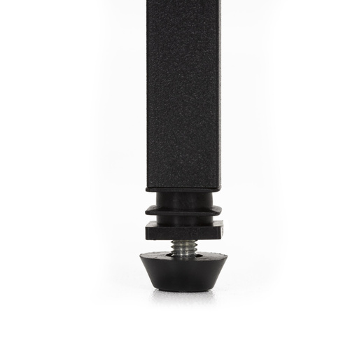 Kwietnik metalowy 42,5 cm stojak na kwiaty loft nowoczesny industrialny czarno-brązowy