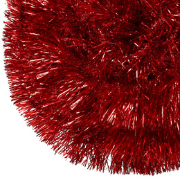 Łańcuch choinkowy 6m czerwony, girlanda na choinkę, średnica 7cm