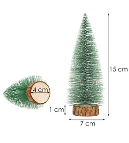 Choinka dekoracyjna sztuczne drzewko ozdoba świąteczna 15 cm