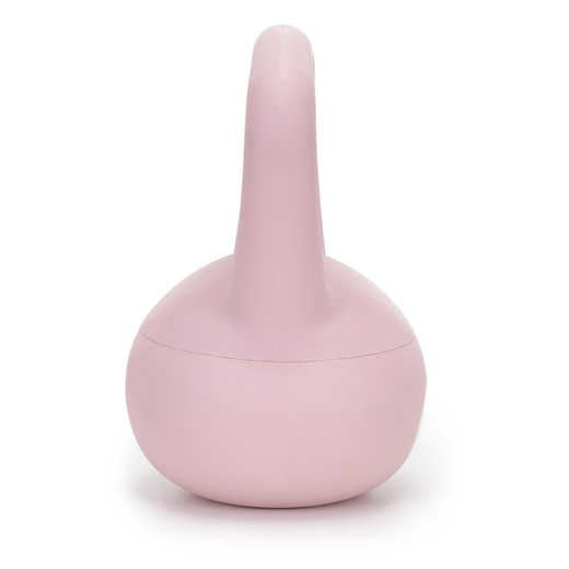 Kettlebell miękki 2kg kula odważnik hantla ciężar do ćwiczeń fitness, jasnoróżowy