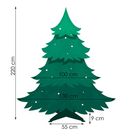 Choinka sztuczna premium 220 cm świerk kaukaski