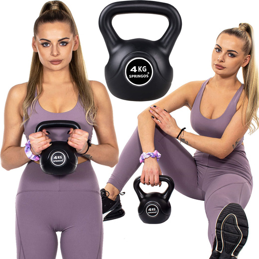 Kettlebell kula 4kg hantle ABS