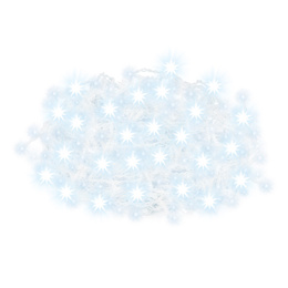 Kurtyna świetlna 300 led girlanda, lampki wewnętrzno-zewnętrzne 15,5 m sople biały zimny + flash