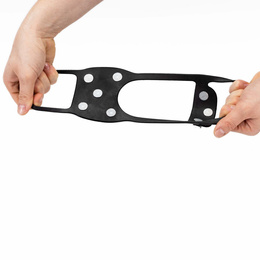 Raczki na buty turystyczne, nakładki kolce rozmiar 41-45 czarne