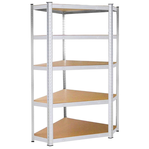 Regały metalowe 2 szt. z 5 półkami 180x90x40cm 875kg do garażu, piwnicy