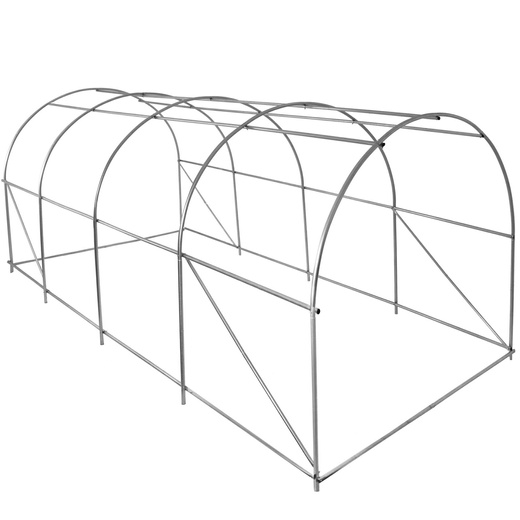 Szklarnia ogrodowa foliowa UV4 140g/m2 4x2,5x2 m tunel na warzywa zioła foliak warzywniak