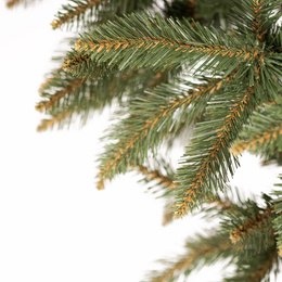 Choinka sztuczna 120 cm Premium Royal Trees świerk kaukaski jak żywy z drewnianym stojakiem