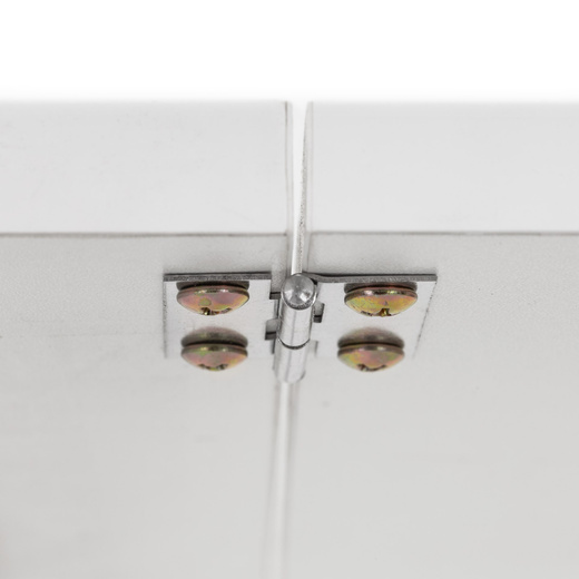 Biurko komputerowe, składane 80 cm stolik do pracy przy komputerze, drewniany, białe