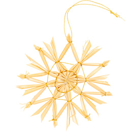 Ozdoby choinkowe, bombki słomiane 48 szt. naturalne dekoracje świąteczne, brązowe