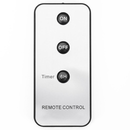 Przedłużacz do lampek choinkowych PRO 5 m + zasilacz PRO 12W + pilot z funkcją timer