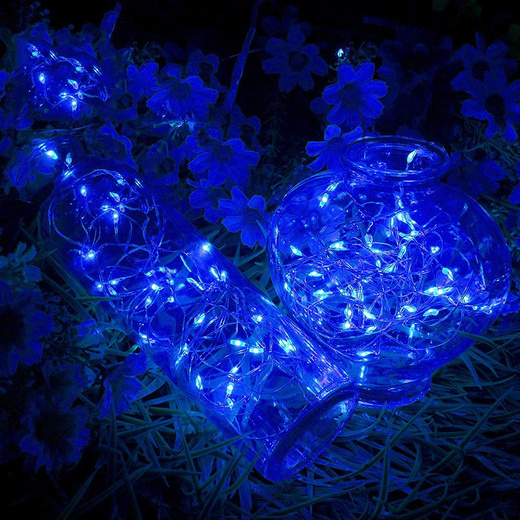 Lampki choinkowe 100 LED druciki mikro na baterie
