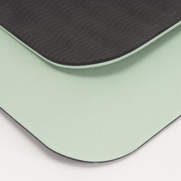 Mata do jogi, ćwiczeń fitness 183x61 cm antypoślizgowa, materac do stretchingu miętowy