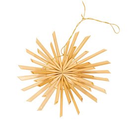 Ozdoby choinkowe, bombki słomiane 48 szt. naturalne dekoracje świąteczne, brązowe