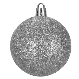 Bombki choinkowe 100 szt. zestaw dekoracji świątecznych zawieszki nietłukące srebrne