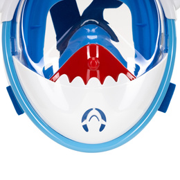 Maska do nurkowania dla dzieci pełnotwarzowa, z rurką, AntiFog, DryTop do snorkelingu