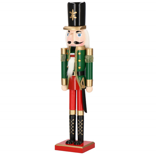 Dziadek do orzechów 60 cm drewniany żołnierzyk multikolor, figurka świąteczna
