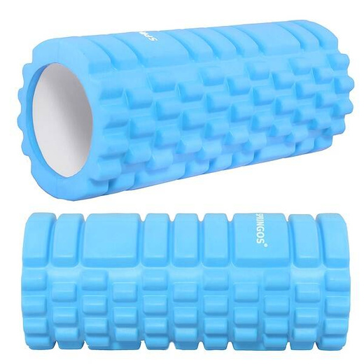 Roller do masażu ćwiczeń wałek crossfit masażer niebieski 