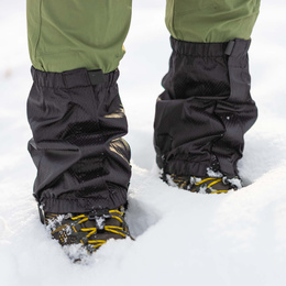 Ochraniacze na buty wodoodporne stuptuty trekkingowe uniwersalne 2 szt. czarne