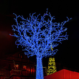 Lampki choinkowe 500 Led niebieski 41,5m oświetlenie świąteczne IP44