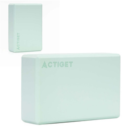 Kostka do jogi piankowa EVA 23x15x7,5 cm klocek blok do ćwiczeń pilates stretching miętowy