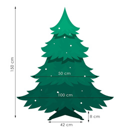Choinka sztuczna 150 cm jodła zielona Vera