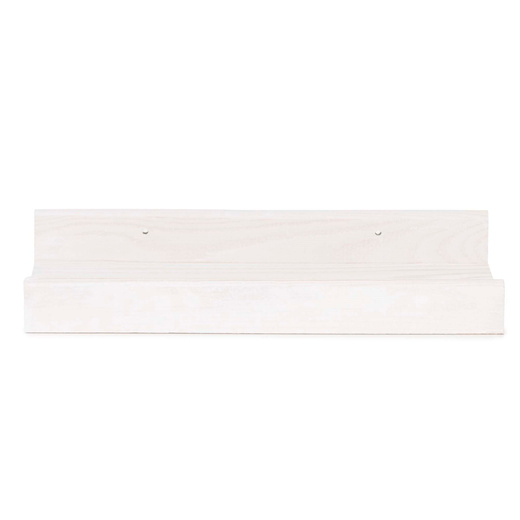 Półki ścienne 2 szt. drewniane na przyprawy, książki, zdjęcia 30 cm wiszące białe