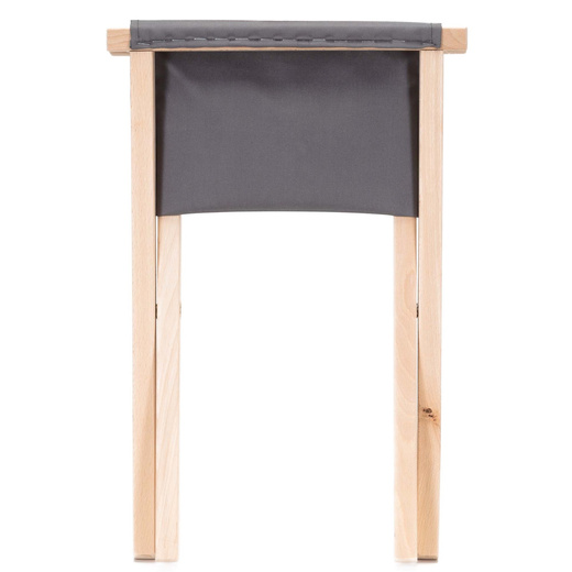 Krzesło składane turystyczne, wędkarkie, stołek na biwak, kemping, jasnoszary