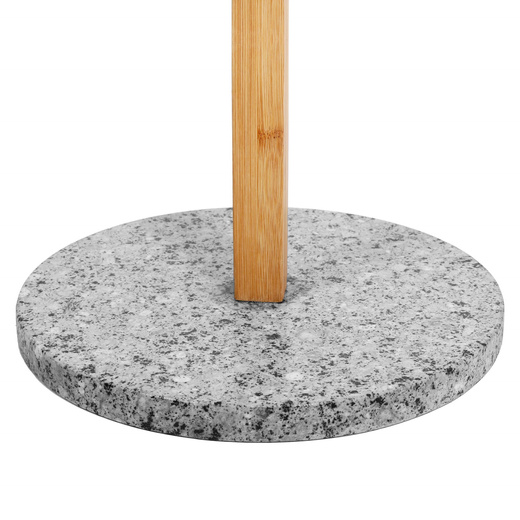 Wieszak na ubrania 182 cm stojak bambusowo-granitowy