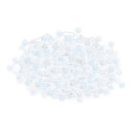 Kurtyna świetlna 200 led girlanda, lampki wewnętrzno-zewnętrzne sople zimny biały