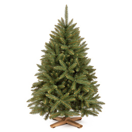 Choinka sztuczna 120 cm Premium Royal Trees świerk kaukaski jak żywy z drewnianym stojakiem