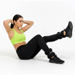Obciążenia na ręce i nogi 2x3 kg do treningu fitness i cardio, czarne