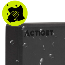 Kostka do jogi piankowa EVA 23x15x7,5 cm klocek blok do ćwiczeń pilates stretching czarny