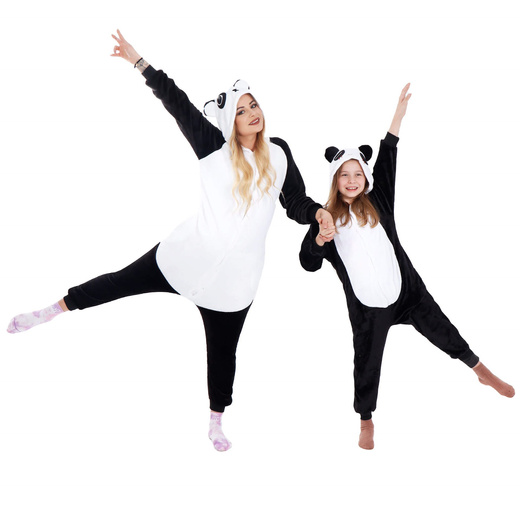 Piżama kigurumi panda kombinezon jednoczęściowy dziecięcy rozmiar 125-140 cm