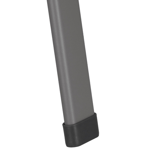 Krzesła ogrodowe 4 szt. metalowe wys. 92 cm na taras balkon 120 kg ciemnoszare