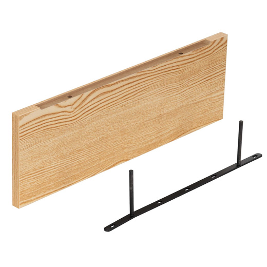 Półki ścienne 3 szt. na przyprawy, książki półki wiszące nowoczesne brązowe