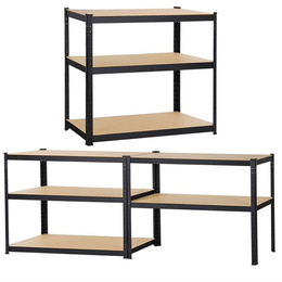 Regał metalowy z 5 półkami 180x90x40cm 875kg do garażu, piwnicy