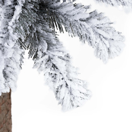 Choinka sztuczna na pniu 220 cm świerk śnieżony